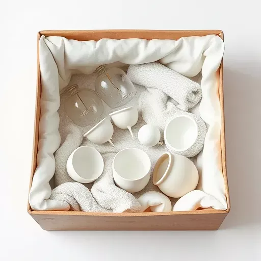 Cushioned box for fragile items.
